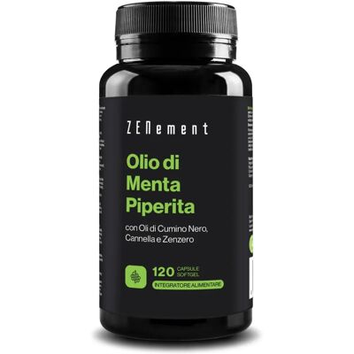 Huile de Menthe poivrée Zenement 120 capsules - Soutien digestif - Publicité Huile de Menthe poivrée Zenement 120 capsules - Soutien digestif - Publicité