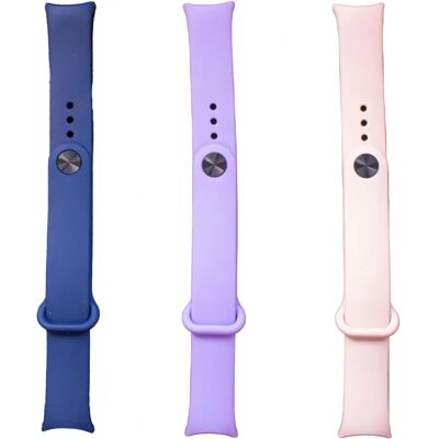 Färgade silikonband Friendly Xiaomi Band 8 - Paket med 3 Färgade silikonband Friendly Xiaomi Band 8 - Paket med 3