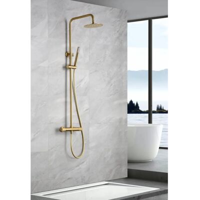 Mice - Modèle BTD038/OC - Colonne de douche extensible - Ensemble de douche thermostatique - Publicité Mice - Modèle BTD038/OC - Colonne de douche extensible - Ensemble de douche thermostatique - Publicité