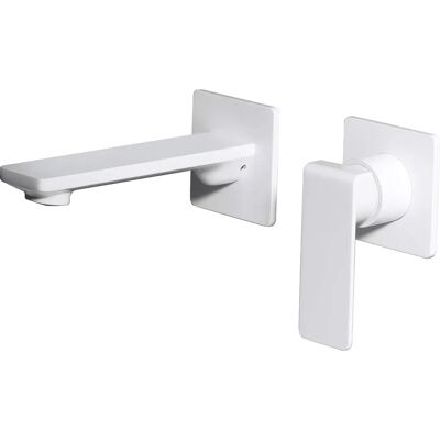Robinet Fiyi Blanc Mat d'Imex - Laiton, Poignée 2,5cm, Garantie 5 Ans - Publicité Robinet Fiyi Blanc Mat d'Imex - Laiton, Poignée 2,5cm, Garantie 5 Ans - Publicité
