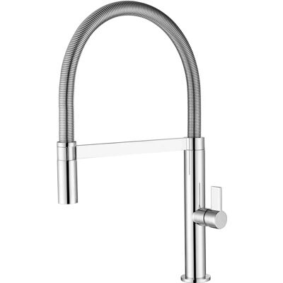 Imex Collection - Grifo de cocina con caño alto y manguera flexible - Cromo y Negro Mate - Lanzarote GCE015 Imex Collection - Grifo de cocina con caño alto y manguera flexible - Cromo y Negro Mate - Lanzarote GCE015