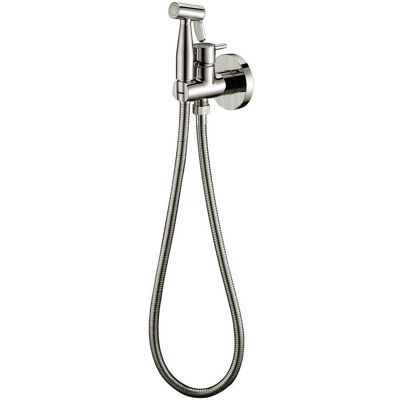 Kit bidet a parete Imex Munich Nickel spazzolato con doccetta Kit bidet a parete Imex Munich Nickel spazzolato con doccetta