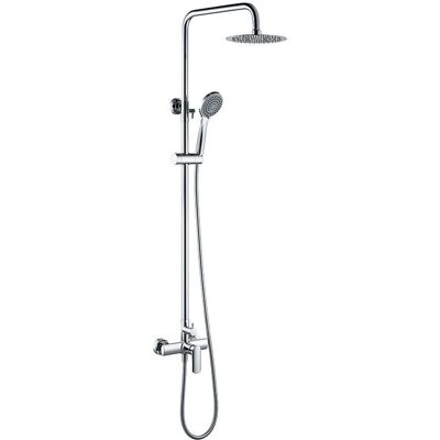 Mice - Columna de Ducha Cromada - Cabezal ajustable de 20 cm Mice - Columna de Ducha Cromada - Cabezal ajustable de 20 cm