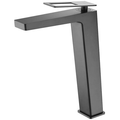 Mice - Mezclador de lavabo con caño alto - Negro Mate - Grifo Mice - Mezclador de lavabo con caño alto - Negro Mate - Grifo