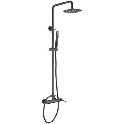 Colección Mice Mice - Conjunto Columna de Ducha con Barra Extensible 95-125cm - Rociador con Mango - Grifería de Baño Colección Mice Mice - Conjunto Columna de Ducha con Barra Extensible 95-125cm - Rociador con Mango - Grifería de Baño
