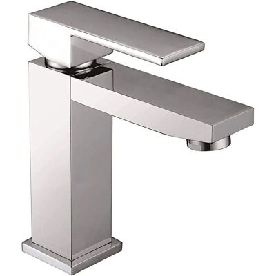 Robinet Monocommande Valencia Chrome - Mitigeur Lavabo - Robinet de Salle de Bain - Publicité Robinet Monocommande Valencia Chrome - Mitigeur Lavabo - Robinet de Salle de Bain - Publicité