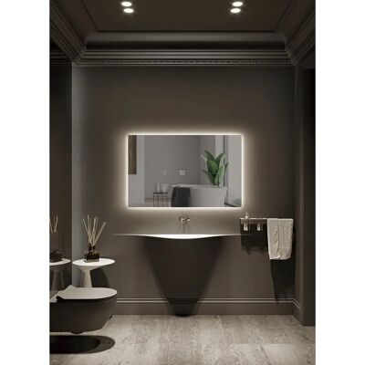 Espejo de Baño Rectangular con LED y Antiniebla - Mice Collection Espejo de Baño Rectangular con LED y Antiniebla - Mice Collection
