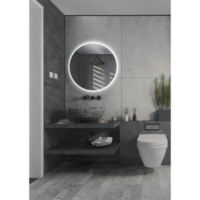Specchio rotondo retroilluminato Mice Collection - Luce fredda, Doppio sensore, Antivento - Serie bagno Specchio rotondo retroilluminato Mice Collection - Luce fredda, Doppio sensore, Antivento - Serie bagno