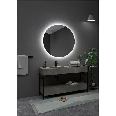 Specchio rotondo LEDIMEX - 5500K retroilluminato - Bagno & Camera - Ø 70cm Specchio rotondo LEDIMEX - 5500K retroilluminato - Bagno & Camera - Ø 70cm