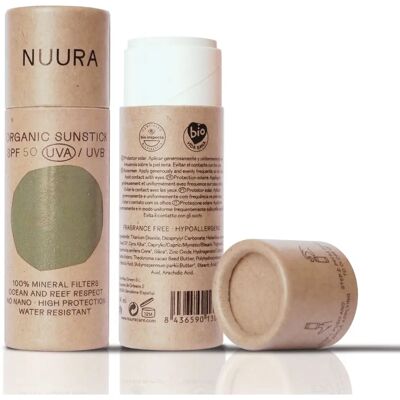 Nuura Protector Solar Facial SPF 50 - Barra para la cara Nuura Protector Solar Facial SPF 50 - Barra para la cara