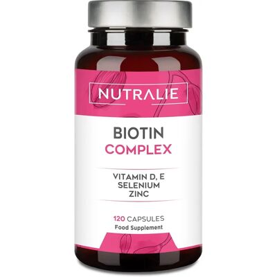 Nutralie Complexo de Biotina - Cabelos, Pele & Unhas Nutralie Complexo de Biotina - Cabelos, Pele & Unhas