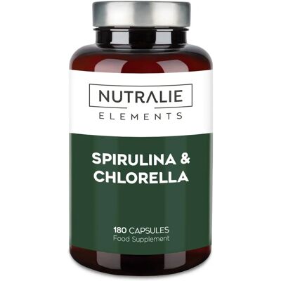 Nutralie Spirulina e Chlorella - Suplemento Alimentar Nutralie Spirulina e Chlorella - Suplemento Alimentar