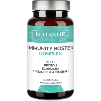 Complexo de Reforço de Imunidade Nutralie - Apoia o sistema imunológico, com extratos naturais, vitaminas e minerais Complexo de Reforço de Imunidade Nutralie - Apoia o sistema imunológico, com extratos naturais, vitaminas e minerais