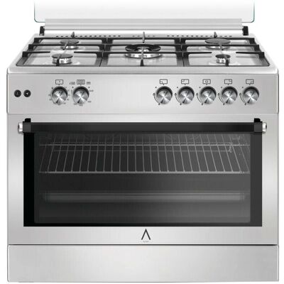 Cocina de gas Alpha LUX-90 Inox - Encendido Automático, Corte Seguro de Gas, Temporizador Cocina de gas Alpha LUX-90 Inox - Encendido Automático, Corte Seguro de Gas, Temporizador