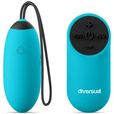 Diversual Eggo Oeuf Vibrant Turquoise - Oeuf Vibrateur avec Télécommande - Publicité Diversual Eggo Oeuf Vibrant Turquoise - Oeuf Vibrateur avec Télécommande - Publicité