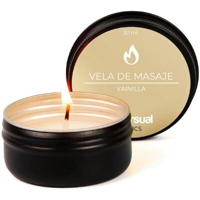 Bougie de Massage Vanille Diversual - 30ml - Érotique & Romantique - Publicité Bougie de Massage Vanille Diversual - 30ml - Érotique & Romantique - Publicité