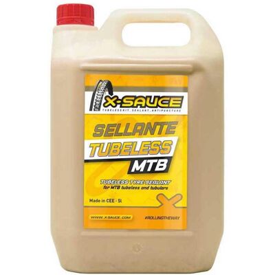 X-Sauce 5L Tubeless tätning MTB - Pålitlig, Utan ammoniak X-Sauce 5L Tubeless tätning MTB - Pålitlig, Utan ammoniak