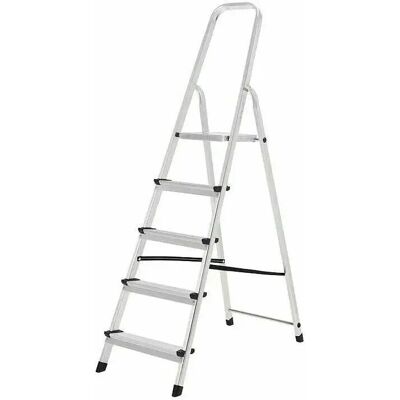 Generic - Escalera de Aluminio de 5 Peldaños - Escalera Generic - Escalera de Aluminio de 5 Peldaños - Escalera