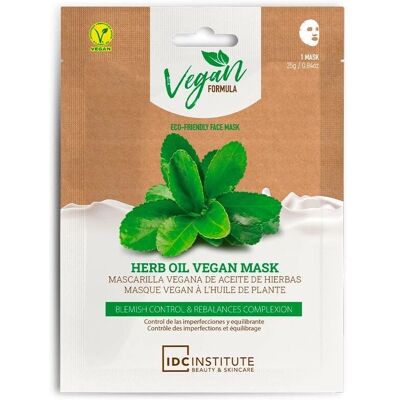 Máscara Facial com Óleo de Ervas Vegan IDC Institute Máscara Facial com Óleo de Ervas Vegan IDC Institute