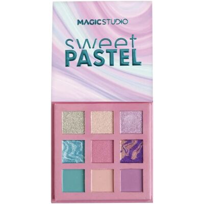 Magic Studio Pastell Lidschattenpalette - 9 Töne - Lebendig, Unisex Magic Studio Pastell Lidschattenpalette - 9 Töne - Lebendig, Unisex