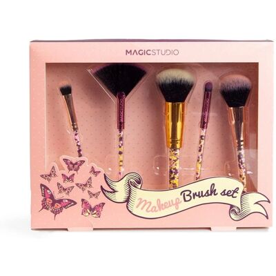 Idc Institute Idc Magic Studio Pin Up Set di Pennelli per il Trucco - Set di Pennelli Idc Institute Idc Magic Studio Pin Up Set di Pennelli per il Trucco - Set di Pennelli