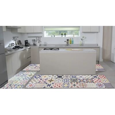 Tadi Imperio1979 Multicolor Hydraulische Vinylmat - Waterbestendig, Antislip Tadi Imperio1979 Multicolor Hydraulische Vinylmat - Waterbestendig, Antislip