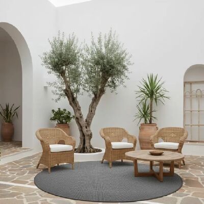 Tadi & Imperio Tapis Rustique - 150cm Rond Tadi & Imperio Tapis Rustique - 150cm Rond