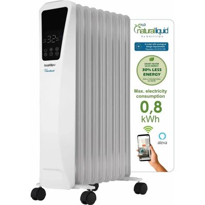 Radiateur Écologique Bastilipo R-ECOFLUID2-9 - 9 Éléments, WiFi & Écran Numérique Radiateur Écologique Bastilipo R-ECOFLUID2-9 - 9 Éléments, WiFi & Écran Numérique