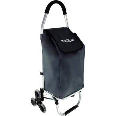 Chariot de courses Bastilipo Andrea Gris Marengo - 6 Roues, Pliant, 46L Chariot de courses Bastilipo Andrea Gris Marengo - 6 Roues, Pliant, 46L