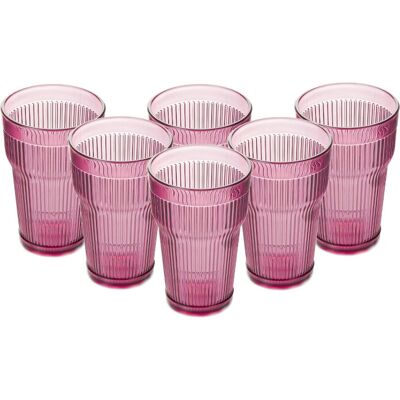 Bastilipo Empire State Rosa Wasser Glas - Wasser Glas Bastilipo Empire State Rosa Wasser Glas - Wasser Glas