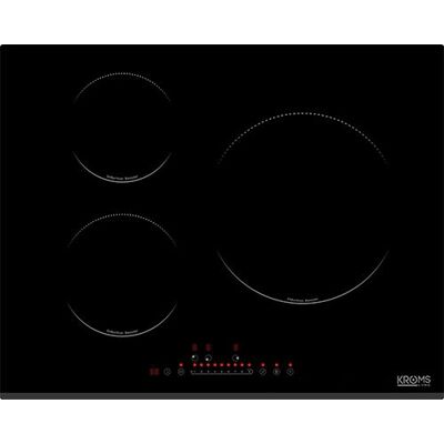 Kromsline KVI-3F-BV-65 - Negro - Placa de inducción Kromsline KVI-3F-BV-65 - Negro - Placa de inducción