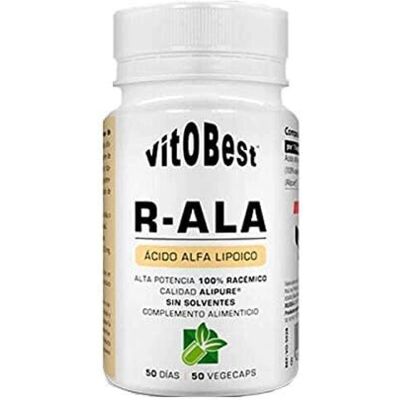 VITOBEST R-ALA - Ácido alfa-lipoico 125mg - 50 Cápsulas VITOBEST R-ALA - Ácido alfa-lipoico 125mg - 50 Cápsulas