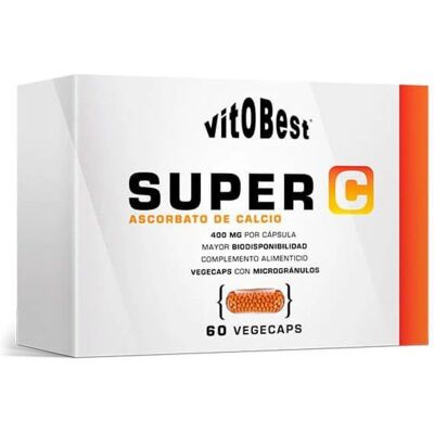VIT.O.BEST Super C Ácido Ascórbico de Calcio 1000 - Vitaminas y Suplementos VIT.O.BEST Super C Ácido Ascórbico de Calcio 1000 - Vitaminas y Suplementos