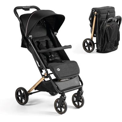 MS Keo NERO - Poussette Légère - 22 kg Capacité - Canopée Extensible - Publicité MS Keo NERO - Poussette Légère - 22 kg Capacité - Canopée Extensible - Publicité
