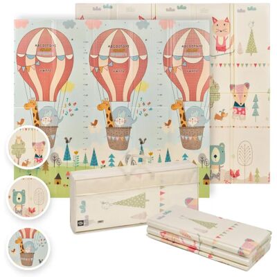 Tapis de Jeu pour Bébé Fancy - 180x200cm Double Face Pliable Sac de Transport - Publicité Tapis de Jeu pour Bébé Fancy - 180x200cm Double Face Pliable Sac de Transport - Publicité