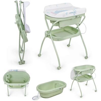 Ensemble Baignoire et Organisateur pour Bébé - Pliable, Imperméable, 4 Roues - Publicité Ensemble Baignoire et Organisateur pour Bébé - Pliable, Imperméable, 4 Roues - Publicité