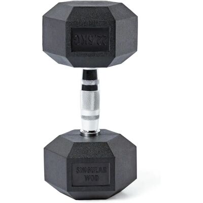 Mancuerna Hexagonal Singular WOD - 22,5 kg - Mancuerna Mancuerna Hexagonal Singular WOD - 22,5 kg - Mancuerna