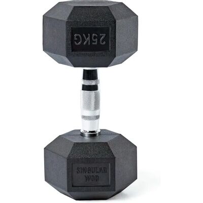Mancuerna Hexagonal Singular WOD - 25kg - Equipo de entrenamiento Mancuerna Hexagonal Singular WOD - 25kg - Equipo de entrenamiento