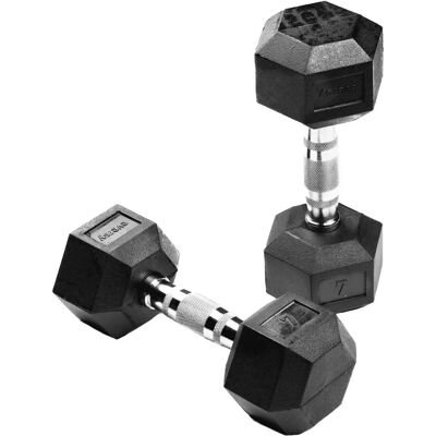 Evergy - EV_MAF0404B011400N - 7kg - goma - Dumbbell Evergy - EV_MAF0404B011400N - 7kg - goma - Dumbbell