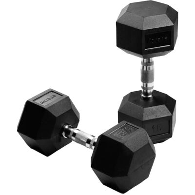 Mancuernas hexagonales Evergy 15 kg - Dumbbell Mancuernas hexagonales Evergy 15 kg - Dumbbell