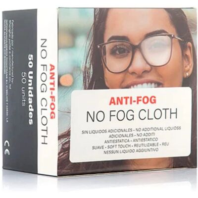 BigBuy Wellness Chusteczki Antyfog do Okularów - Opakowanie 50 sztuk BigBuy Wellness Chusteczki Antyfog do Okularów - Opakowanie 50 sztuk