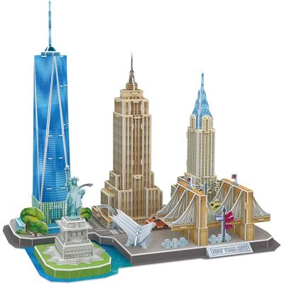 World Brands Puzzle 3D Monuments de New York 123 pièces - Publicité World Brands Puzzle 3D Monuments de New York 123 pièces - Publicité