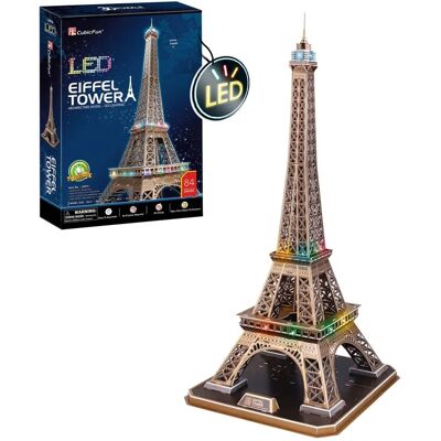 Puzzle 3D Tour Eiffel TOYTOWN avec Lumières - Puzzle - Publicité Puzzle 3D Tour Eiffel TOYTOWN avec Lumières - Puzzle - Publicité