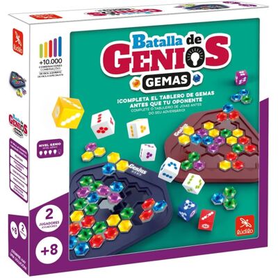 LUDILO Batalla de Gemas - Juego de Mesa para 1-2 Jugadores LUDILO Batalla de Gemas - Juego de Mesa para 1-2 Jugadores