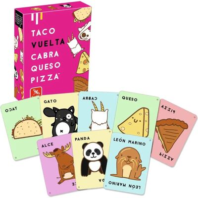 Lúdilo Taco Vuelta Cabra Queso Pizza - Jeu Éducatif - Publicité Lúdilo Taco Vuelta Cabra Queso Pizza - Jeu Éducatif - Publicité