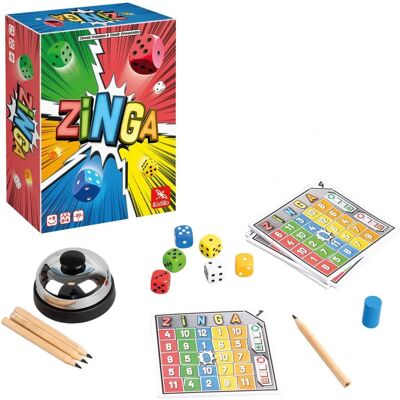 Juego de Mesa Zinga Ludilo para 2-6 Jugadores - Diversión Educativa Juego de Mesa Zinga Ludilo para 2-6 Jugadores - Diversión Educativa