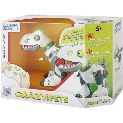 Robot Dinopunk Dinosaure - Programmable, Télécommande, Lumières LED, 5+ ans - Publicité Robot Dinopunk Dinosaure - Programmable, Télécommande, Lumières LED, 5+ ans - Publicité