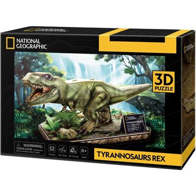 Generic - Puzzle 3D T-Rex - Dinossauro - Crianças - Puzzle Generic - Puzzle 3D T-Rex - Dinossauro - Crianças - Puzzle