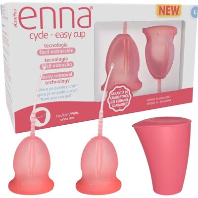 Enna Cycle Copa Menstrual L - Producto menstrual Enna Cycle Copa Menstrual L - Producto menstrual