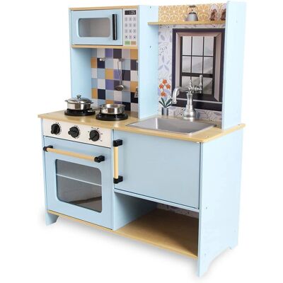 Cucina in Legno Deqube 2 Moduli Multicolore - Set Cucina Cucina in Legno Deqube 2 Moduli Multicolore - Set Cucina